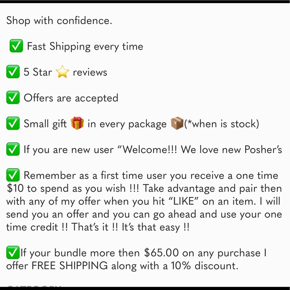 SHOP WITH CONFIDENCE